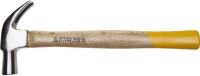 Молоток-гвоздодер STAYER "STANDARD" кованый, с деревянной ручкой, 450г, 20232_z01                                                                                                                                  