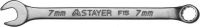 Ключ STAYER "MASTER" гаечный комбинированный 27085-07