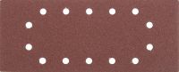 Лист шлифовальный универсальный STAYER "MASTER" на зажимах, 14 отверстий по периметру, для ПШМ, Р80, 115х280мм, 5шт, 35469-080                                                                                     