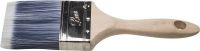 Кисть плоская STAYER  "AQUA-LUX", искусственная щетина, неокрашенная профессиональная деревянная ручка, 75мм 01055-075