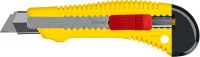 Нож упрочненный с метал. направляющей и сдвижным фиксатором FORCE-M, сегмент. лезвия 18 мм, STAYER 0913_z01