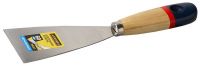 Шпательная лопатка STAYER "PROFI" c нержавеющим полотном, деревянная ручка, 60мм 10012-060