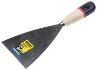 Шпательная лопатка STAYER "PROFI" c нержавеющим полотном, деревянная ручка, 100мм 10012-100