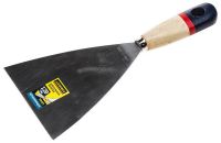 Шпательная лопатка STAYER "PROFI" c нержавеющим полотном, деревянная ручка, 120мм 10012-120