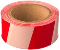 Сигнальная лента STAYER "MASTER", цвет красно-белый, 50 мм x 150 м 12241-50-150