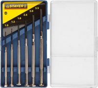 Набор STAYER "STANDARD": Отвертки для точных работ, цельнометаллические, 6 предметов, 2560-H6_z01                                                                                                                    