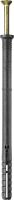 Дюбель-гвоздь STAYER "MASTER" полипропиленовый, потайной бортик, 8 x 120 мм, 700 шт 30640-08-120