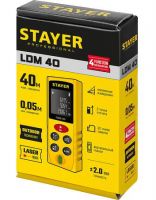 Лазерный дальномер LDM 40 4 измерительные функции STAYER 34956, фото 6