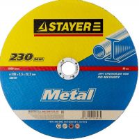 Круг STAYER "MASTER" отрезной абразивный по металлу 36220-230-2.5_z01