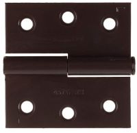 Петля дверная STAYER "MASTER" разъемная, цвет коричневый, левая, 75мм, 37613-75-3L                                                                                                                                   