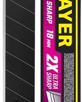 STAYER BLACK SHARP, 18 мм, 10 шт, сегментированные черные особоострые лезвия (0920-S10)