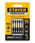 STAYER HERCULES, PZ3, 50 мм, 5 шт, торсионные биты (26233-3-50-5)