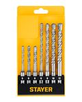 STAYER HERCULES-4Х 7шт набор буров SDS-plus (29290-H7)