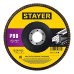 Круг STAYER "PROFESSIONAL" лепестковый торцовый 36581-125-080
